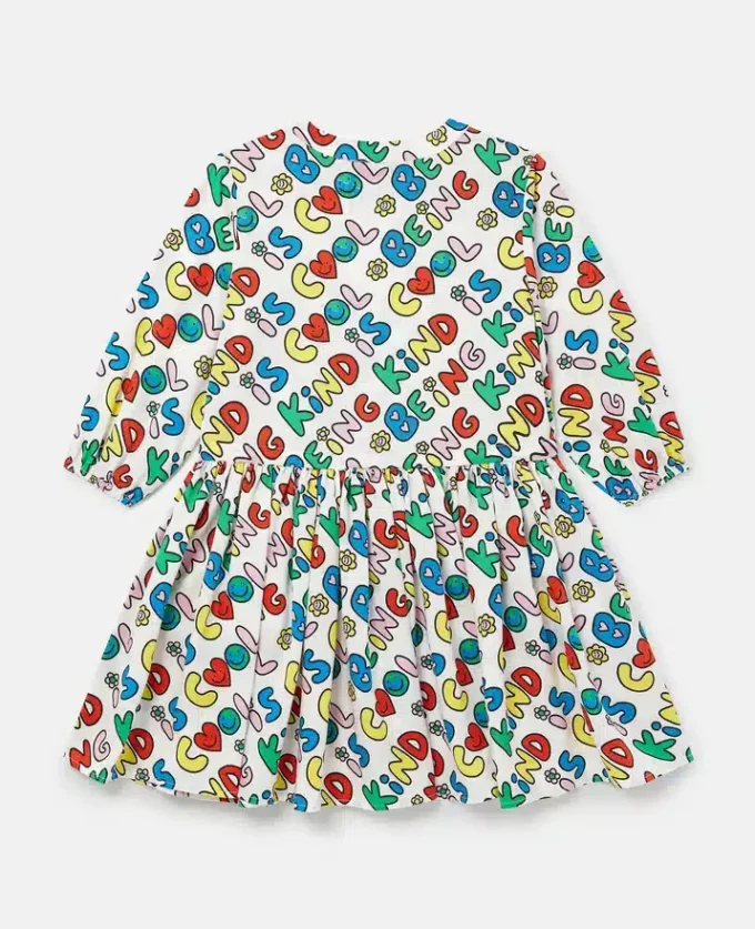 Robe à manches longues imprimée Earth Friends