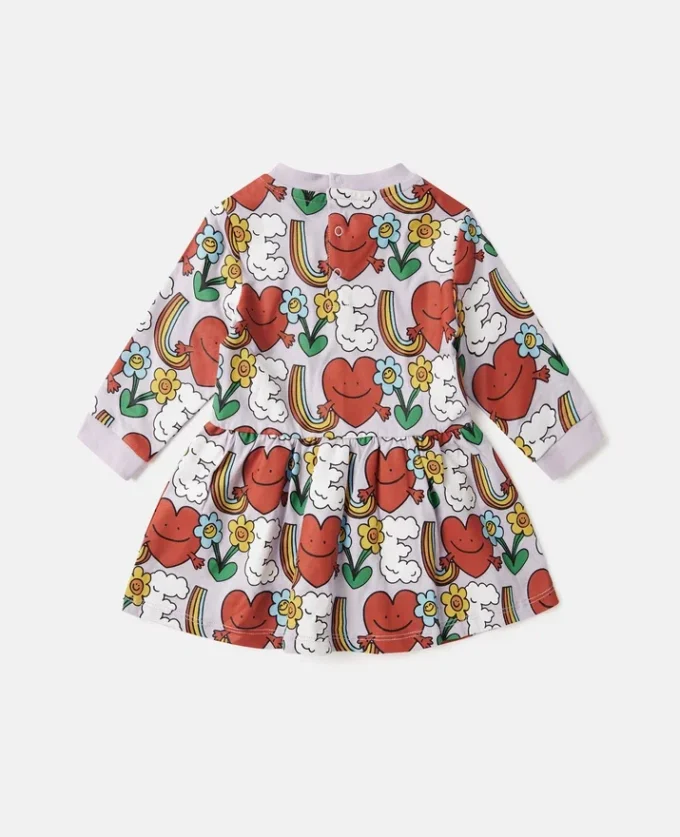 Robe à manches longues imprimée Earth Friends
