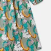 Robe à manches longues imprimée Earth Friends
