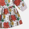 Robe à manches longues imprimée Earth Friends