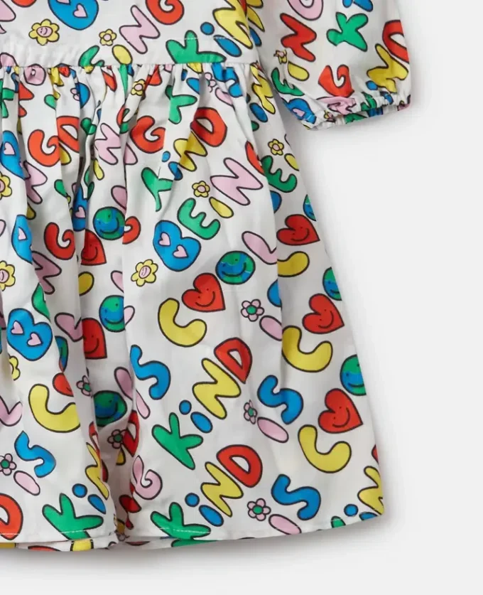 Robe à manches longues imprimée Earth Friends