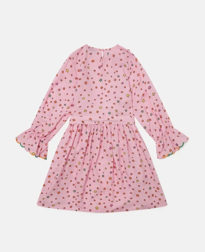 Robe à manches longues imprimée étoiles Robe à manches longues imprimée étoiles