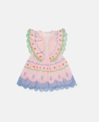 Robe à manches longues papillon