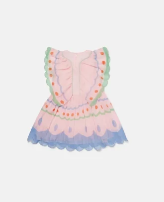 Robe à manches longues papillon