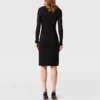 Robe Miracle à manches longues en maille compacte Robe Miracle à manches longues en maille compacte