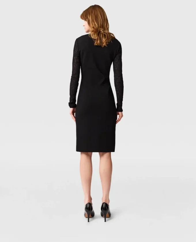 Robe Miracle à manches longues en maille compacte Robe Miracle à manches longues en maille compacte