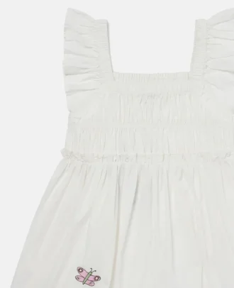 Robe plissée à manches courtes Woodland Friends