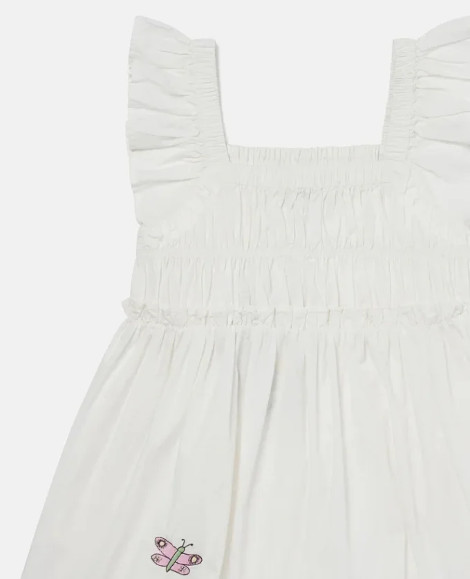 Robe plissée à manches courtes Woodland Friends Robe plissée à manches courtes Woodland Friends
