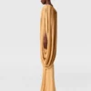 Robe plissée sans bretelles à manches cape en crêpe Robe plissée sans bretelles à manches cape en crêpe