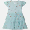 Robe à rayures et nœuds pour les occasions spéciales Robe à rayures et nœuds pour les occasions spéciales