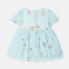 Robe à rayures et nœuds pour les occasions spéciales Robe à rayures et nœuds pour les occasions spéciales