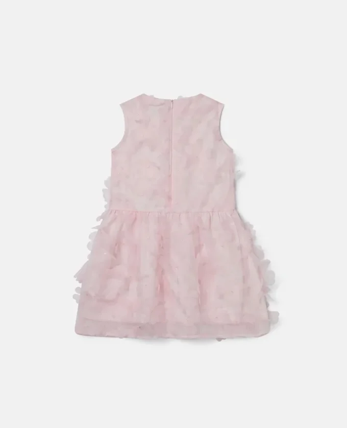 Robe sans manches à appliqués floraux Robe sans manches à appliqués floraux