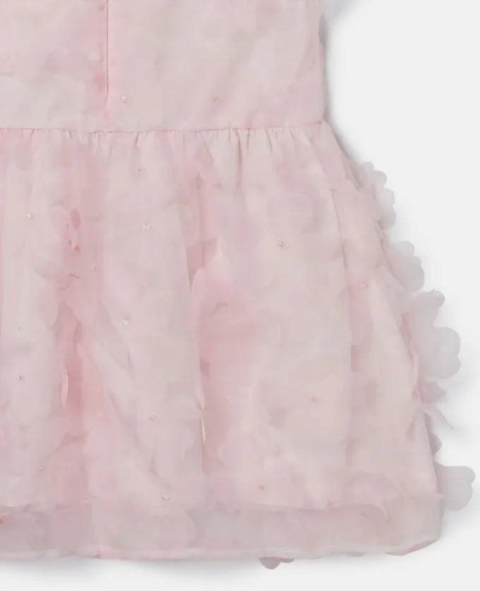 Robe sans manches à appliqués floraux Robe sans manches à appliqués floraux