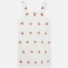 Robe sans manches brodée de cerises Robe sans manches brodée de cerises