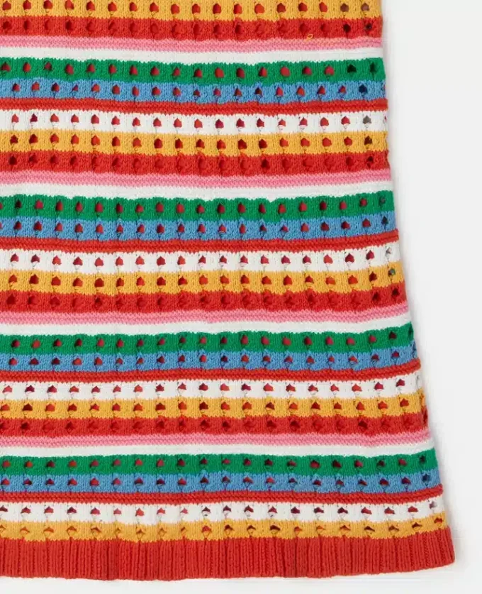 Robe sans manches en crochet brodée Stella Robe sans manches en crochet brodée Stella