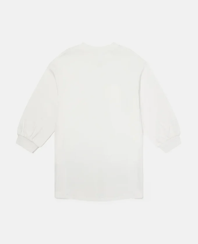 Robe sweat à col rond imprimé fées Robe sweat à col rond imprimé fées