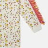 Robe sweat à franges et imprimé étoiles