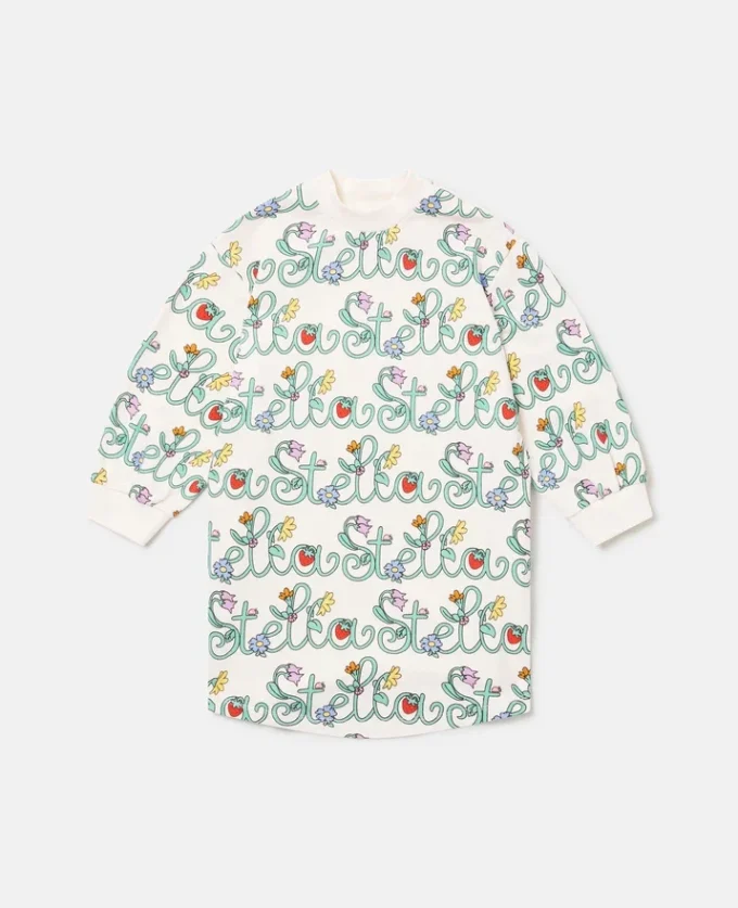 Robe sweat-shirt imprimé vigne Stella Robe sweat-shirt imprimé vigne Stella