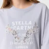Robe t-shirt graphique à empiècements en dentelle Robe t-shirt graphique à empiècements en dentelle