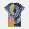 Robe t-shirt graphique tie-dye
