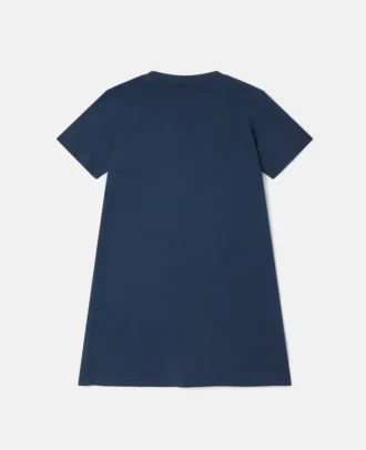 Robe t-shirt à étoiles frangées