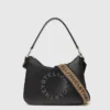 Sac à bandoulière avec poignée supérieure et logo Sac à bandoulière avec poignée supérieure et logo