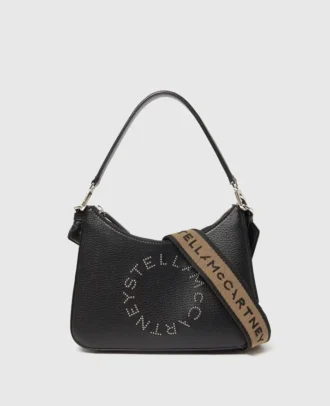 Sac à bandoulière avec poignée supérieure et logo