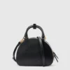 Sac à bandoulière avec poignée supérieure et logo Sac à bandoulière avec poignée supérieure et logo