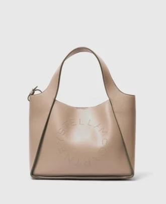 Sac à bandoulière avec poignée supérieure et logo
