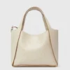 Sac à bandoulière avec poignée supérieure et logo Sac à bandoulière avec poignée supérieure et logo