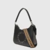 Sac à bandoulière avec poignée supérieure et logo Sac à bandoulière avec poignée supérieure et logo