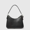 Sac à bandoulière avec poignée supérieure et logo Sac à bandoulière avec poignée supérieure et logo