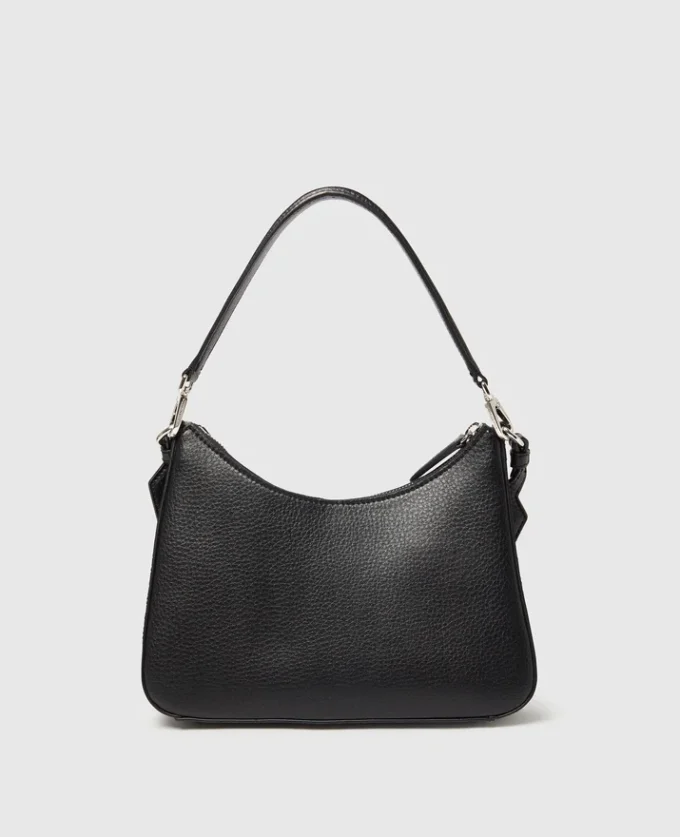 Sac à bandoulière avec poignée supérieure et logo Sac à bandoulière avec poignée supérieure et logo
