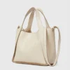 Sac à bandoulière avec poignée supérieure et logo Sac à bandoulière avec poignée supérieure et logo