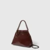 Sac à bandoulière à cordon Falabella en cuir verni Sac à bandoulière à cordon Falabella en cuir verni