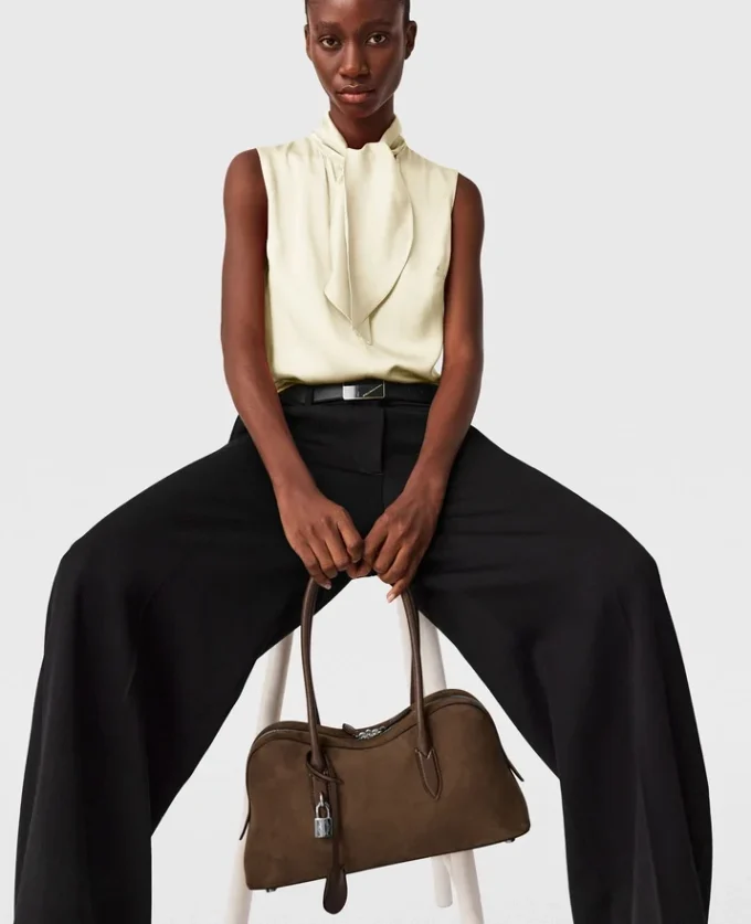 Sac à bandoulière en daim Ryder