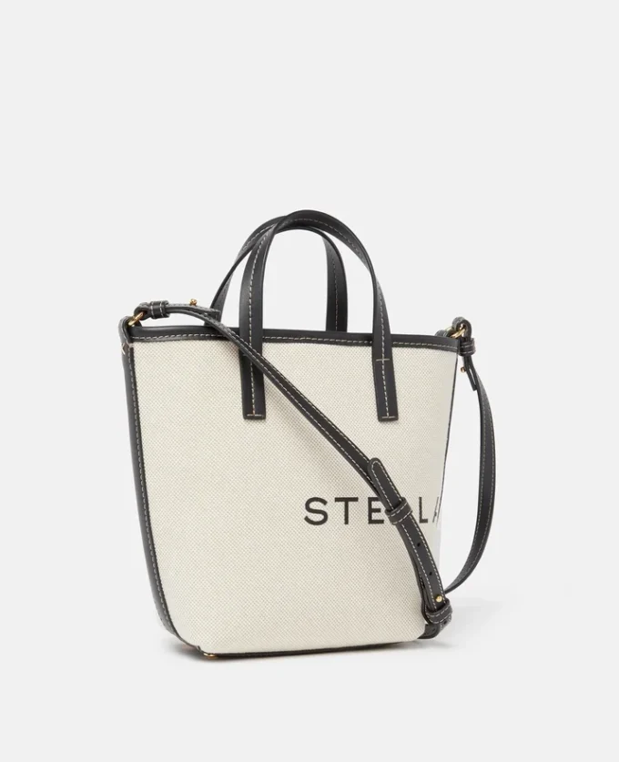 Sac à bandoulière en toile avec logo Sac à bandoulière en toile avec logo