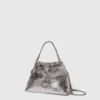Sac à bandoulière Falabella Cracked Metallic Drawstring Sac à bandoulière Falabella Cracked Metallic Drawstring