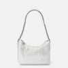 Sac à bandoulière à fermeture éclair Falabella Crystal Hotfix Sac à bandoulière à fermeture éclair Falabella Crystal Hotfix