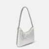 Sac à bandoulière à fermeture éclair Falabella Crystal Hotfix Sac à bandoulière à fermeture éclair Falabella Crystal Hotfix