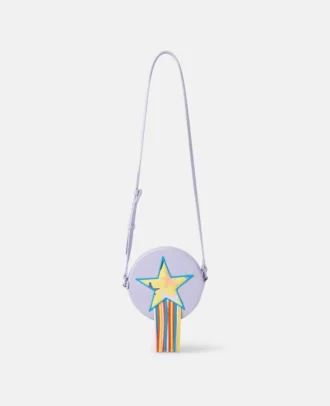 Sac à bandoulière à franges et motif étoiles