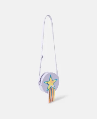 Sac à bandoulière à franges et motif étoiles
