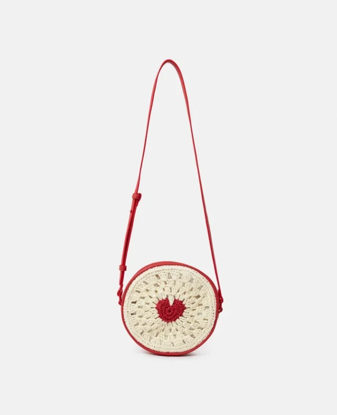 Sac à bandoulière Heart Raffia Sac à bandoulière Heart Raffia