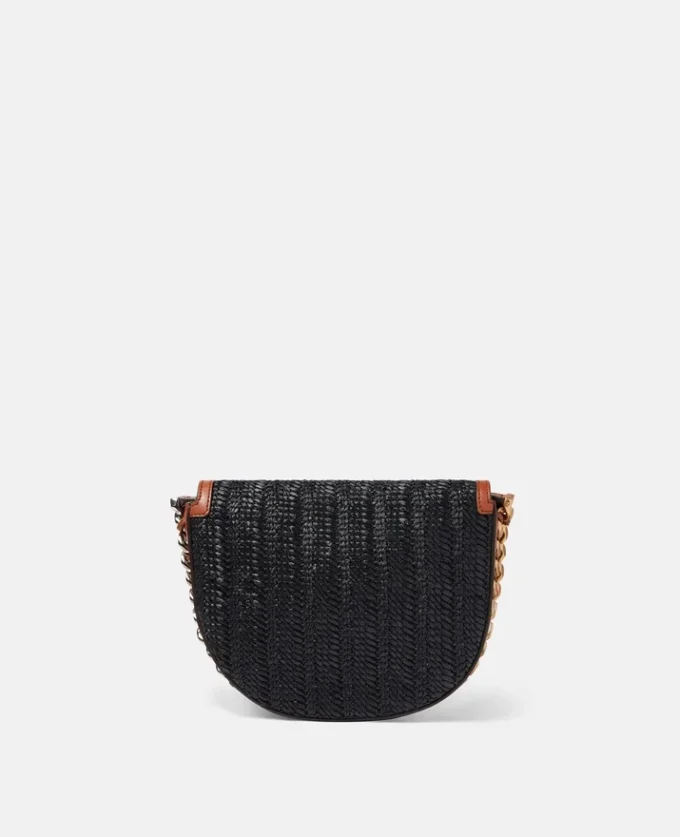 Sac à bandoulière moyen Frayme en raphia tissé