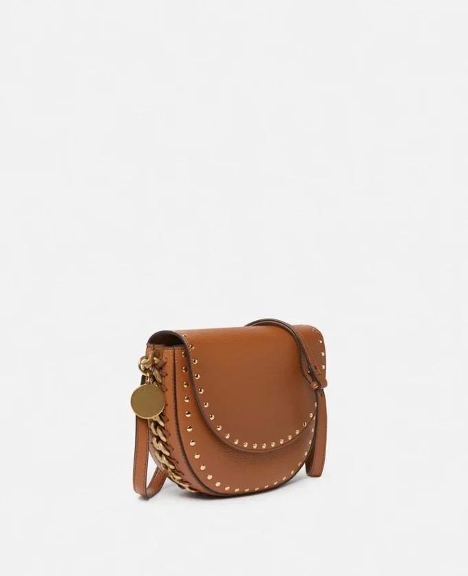 Sac à bandoulière moyen Frayme Studded Grainy Alter Mat