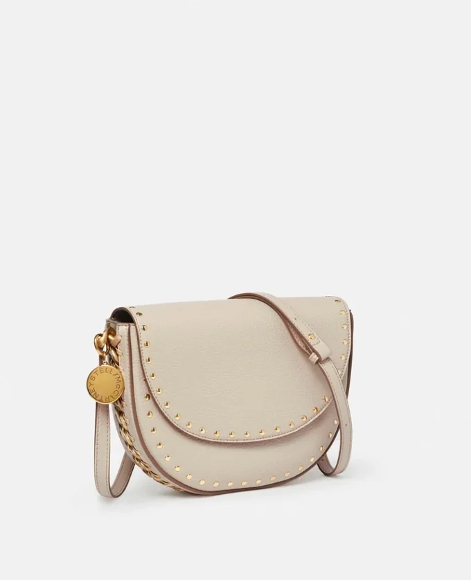 Sac à bandoulière moyen Frayme Studded Grainy Alter Mat