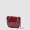 Sac à bandoulière à rabat en cuir verni Falabella Sac à bandoulière à rabat en cuir verni Falabella
