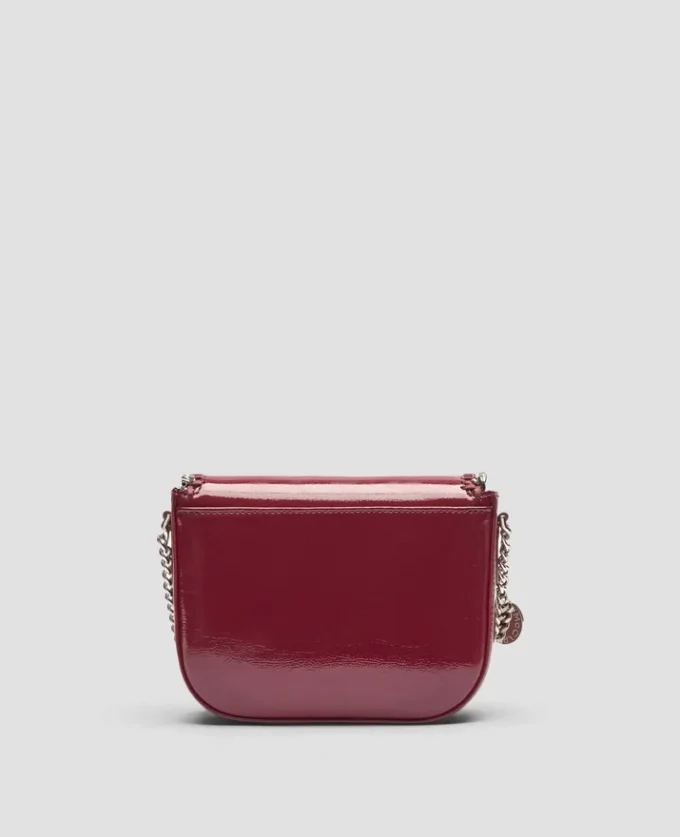 Sac à bandoulière à rabat en cuir verni Falabella Sac à bandoulière à rabat en cuir verni Falabella