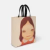 Sac cabas en toile de coton imprimé Twins I Sac cabas en toile de coton imprimé Twins I