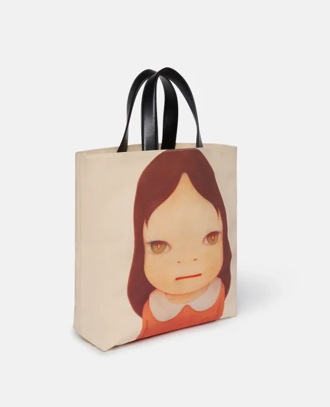 Sac cabas en toile de coton imprimé Twins I Sac cabas en toile de coton imprimé Twins I